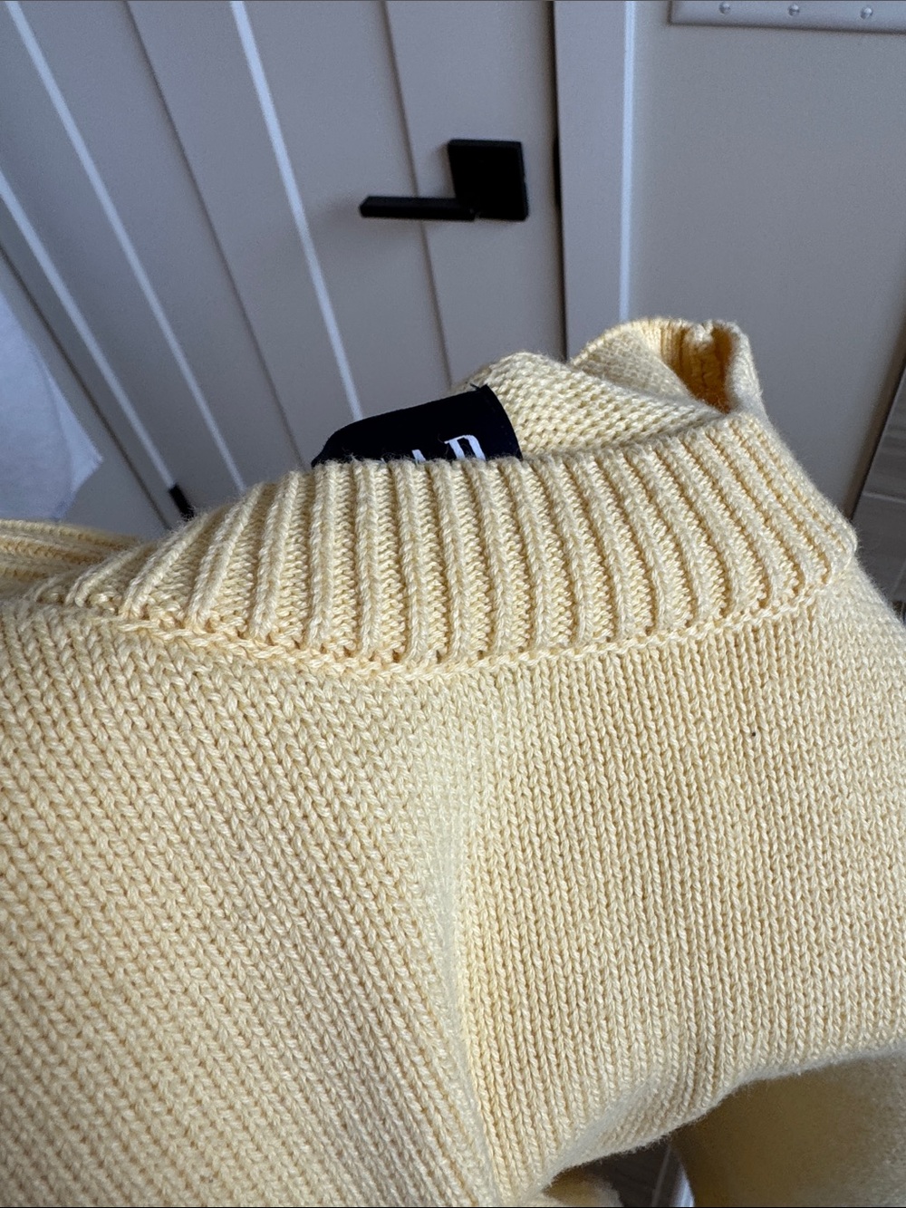 Soft Crewneck Sweater in Yellow - Picture 5 of 5